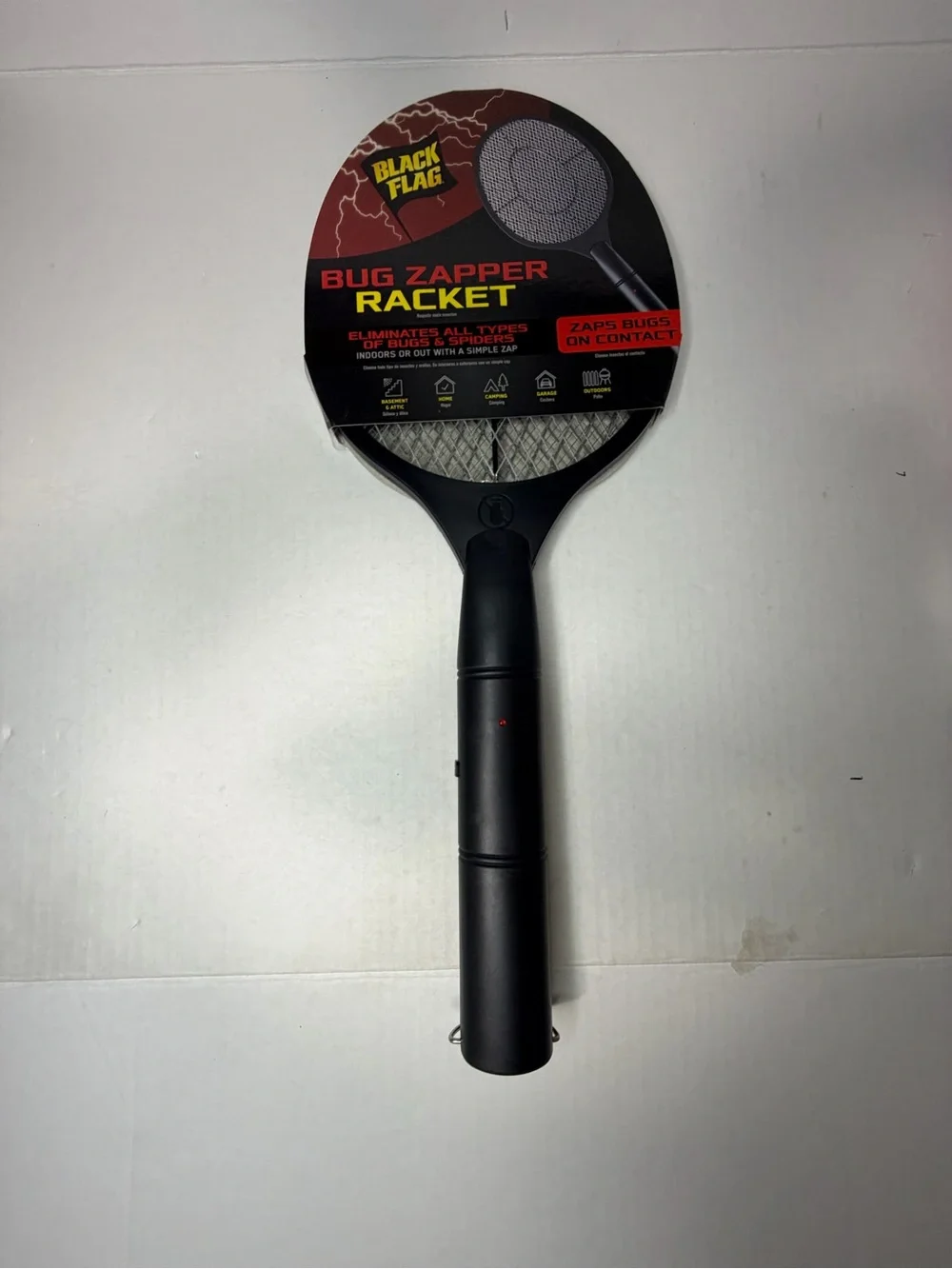 Bug Zapper Racket - Black/Red - Picture 2 of 3